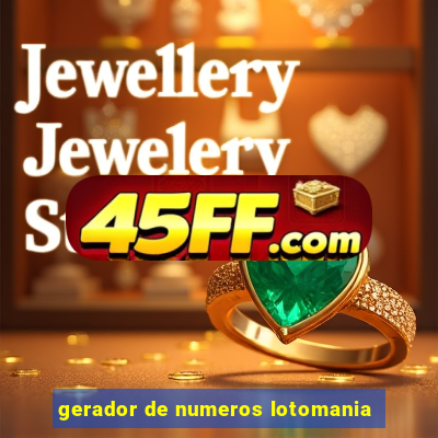 gerador de numeros lotomania